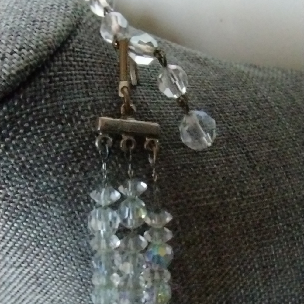 Vintage, Austrian Crystal, Tiered, Choker Necklace - Picture 15 of 16